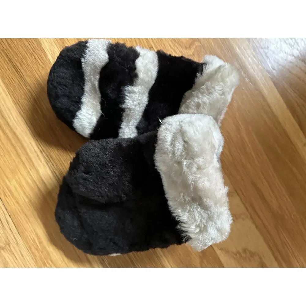 NWT Mittens Shearling V. Warm Child  skiing winter Handmade